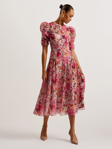 Ted Baker - Vestido 'Botani' en rosa: frente