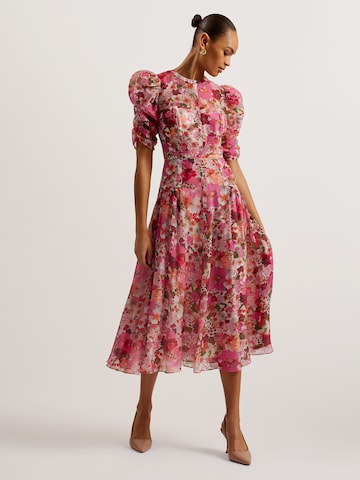 Ted Baker Платье 'Botani' в Ярко-розовый: спереди