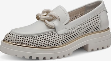 TAMARIS Classic Flats in White: front