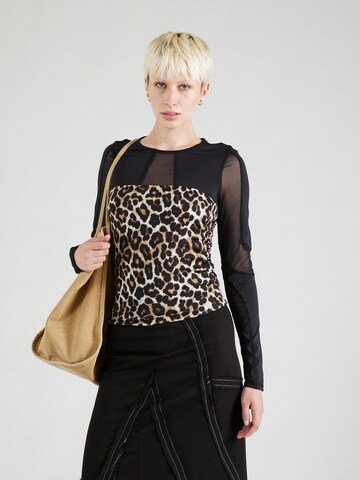 Top di TOPSHOP in marrone