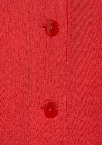 LASCANA Bluse in Rot