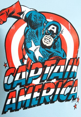 LOGOSHIRT T-Shirt 'Captain America' in Blau