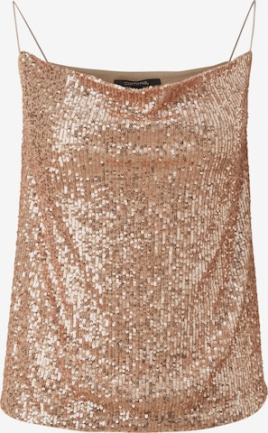 COMMA Top in Gold: front