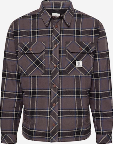 ELEMENT Button Up Shirt in Grey: front