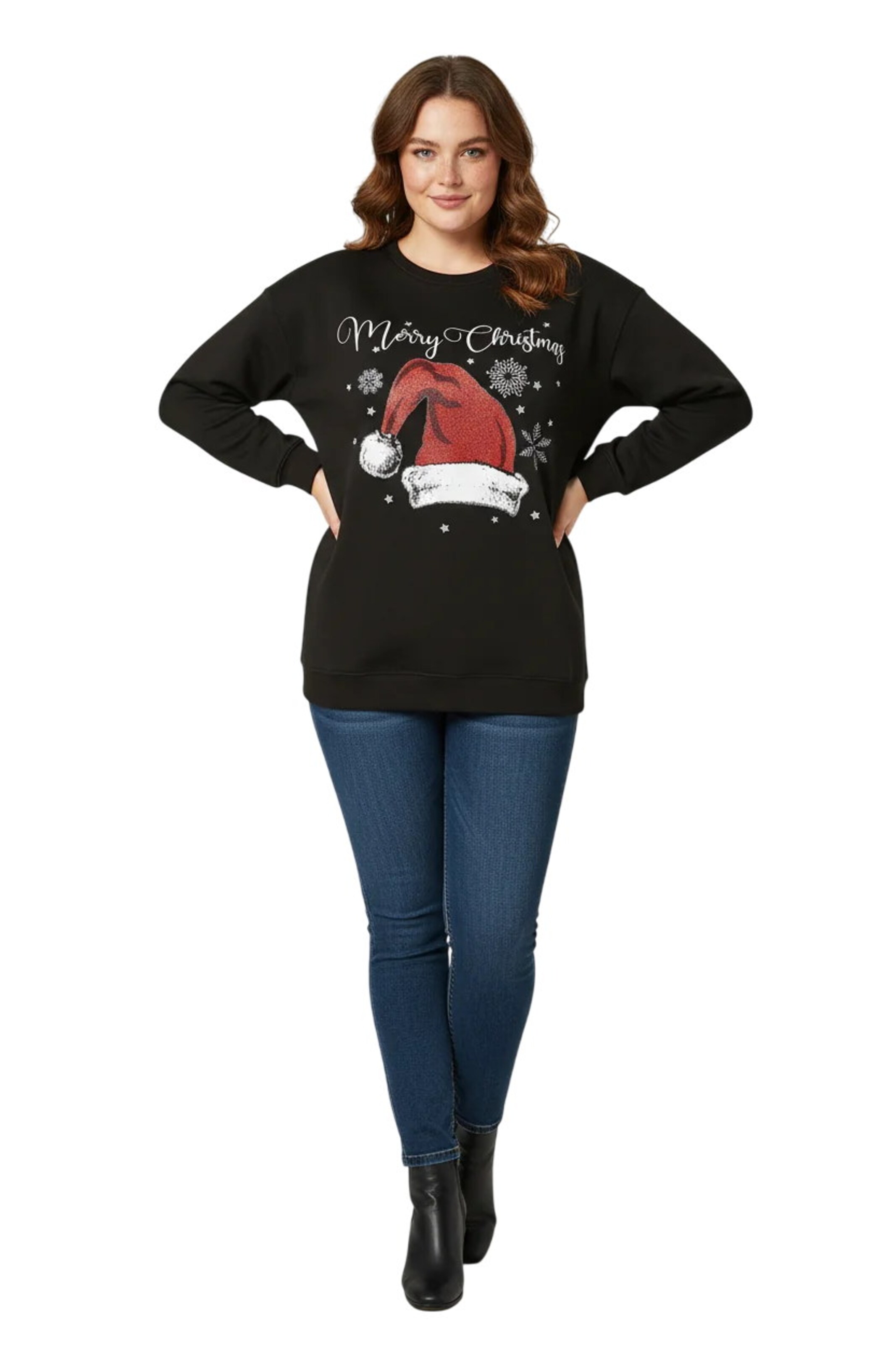Shape Of You Sweatshirt in Black