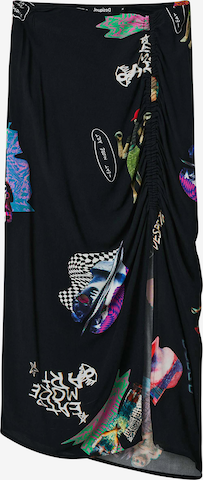 Gonna 'Lucea' di Desigual in nero: frontale