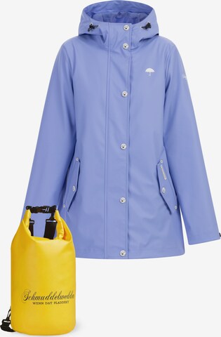 Schmuddelwedda Set: Funktionsjacke und Rucksack in Blau: predná strana