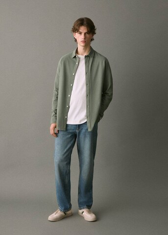 MANGO TEEN Regular fit Button Up Shirt 'Antonio' in Green