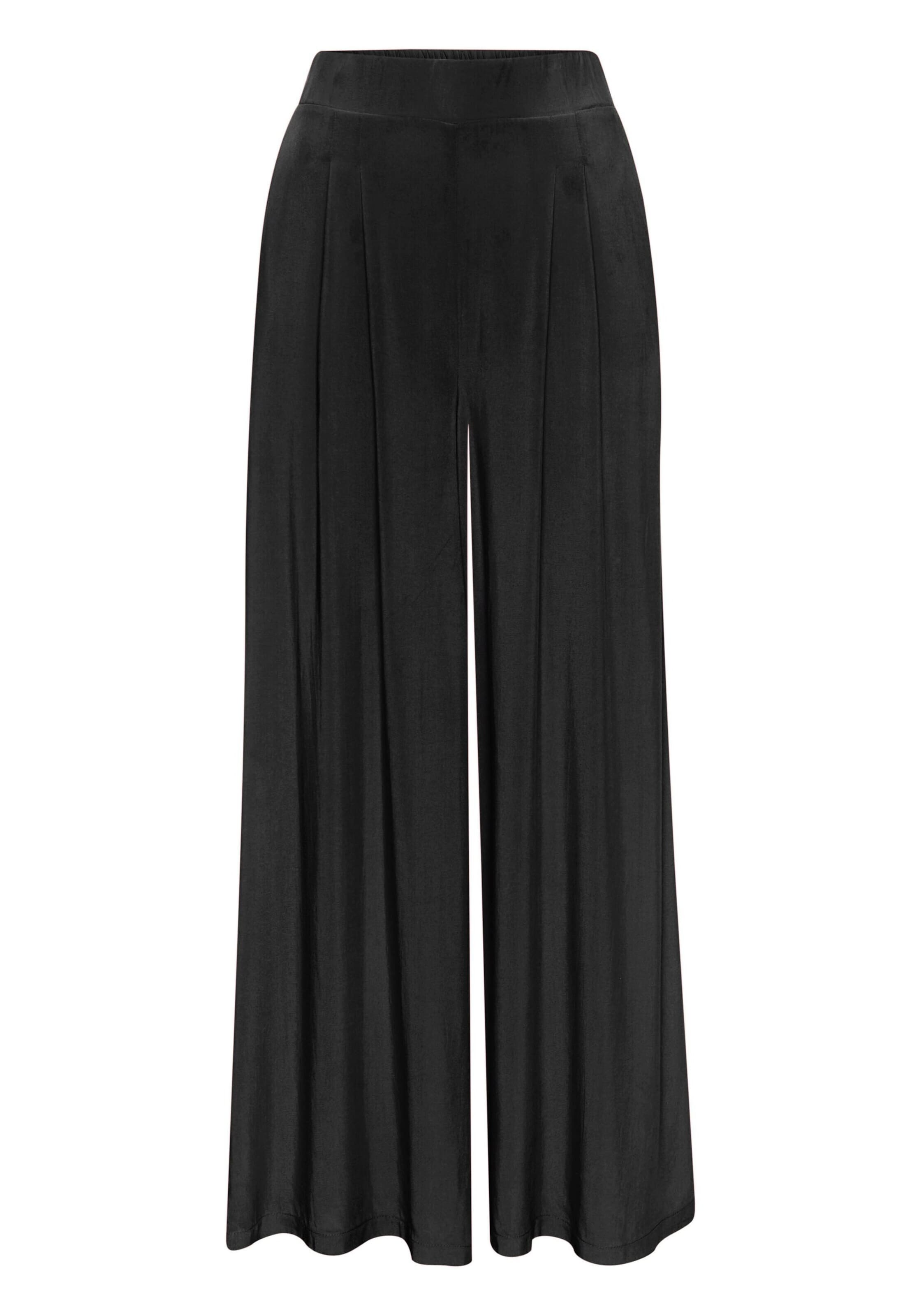 BUFFALO Voltidega püksid, värv must: eest vaates