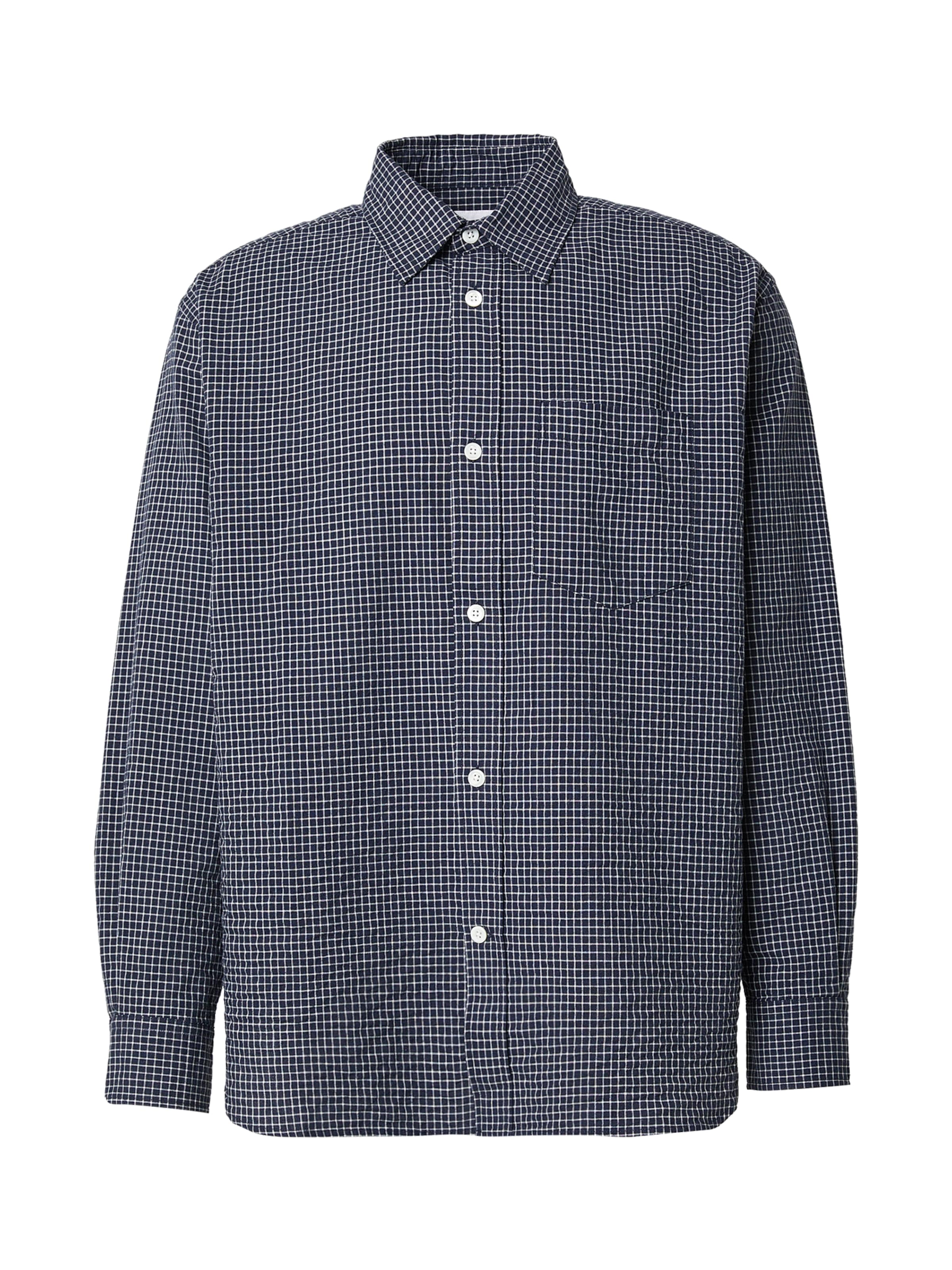 Chemise 'Espevik' NORSE PROJECTS en bleu : devant