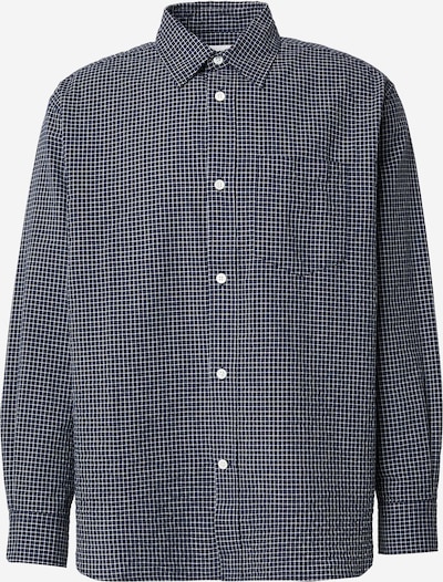 Marškiniai 'Espevik' iš NORSE PROJECTS, spalva – tamsiai mėlyna / balta, Prekių apžvalga