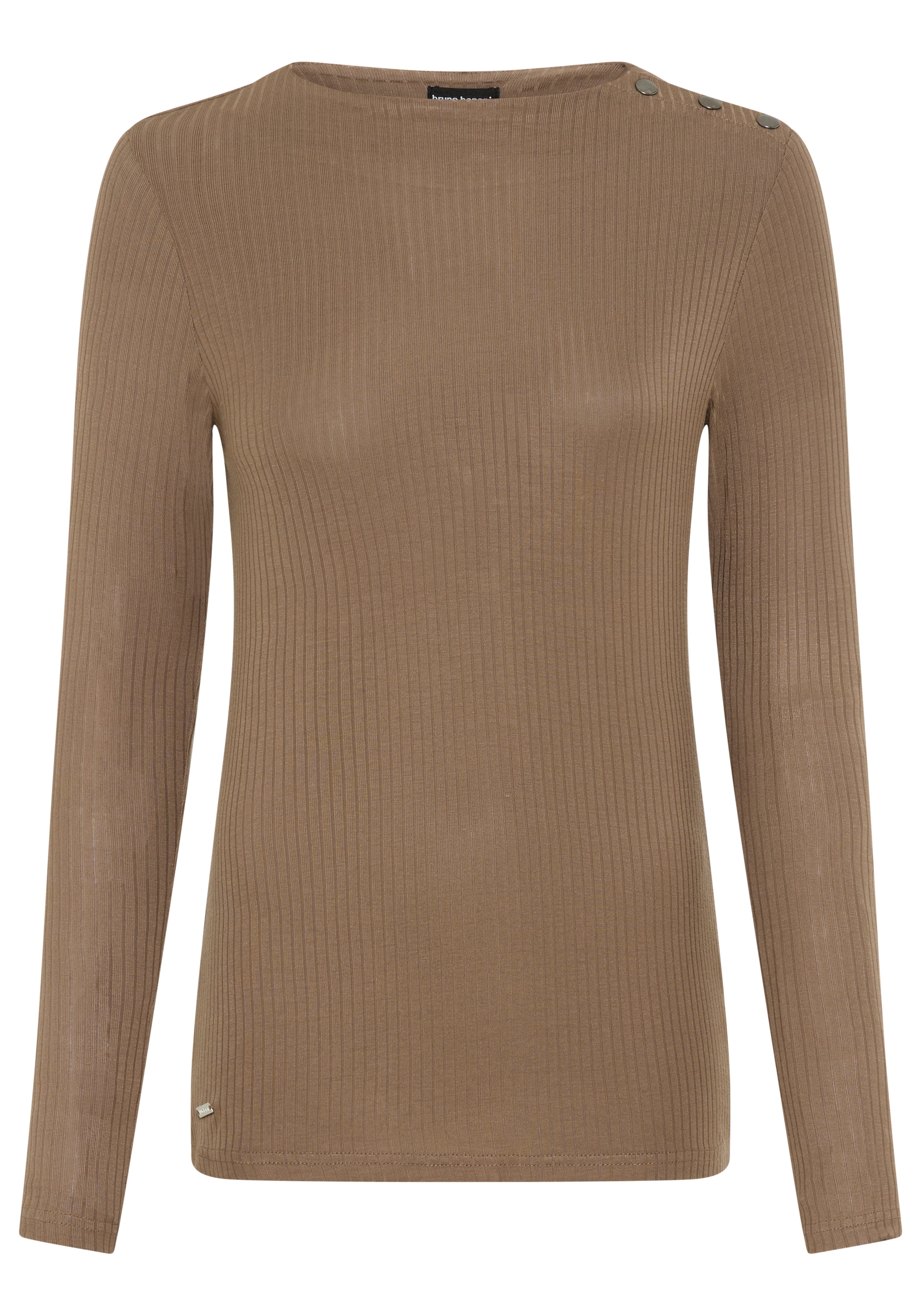 Bruno Banani LM Shirt in Braun: Vorderseite