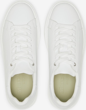 Marc O'Polo حذاء رياضي بلا رقبة 'Cedric' بلون أبيض