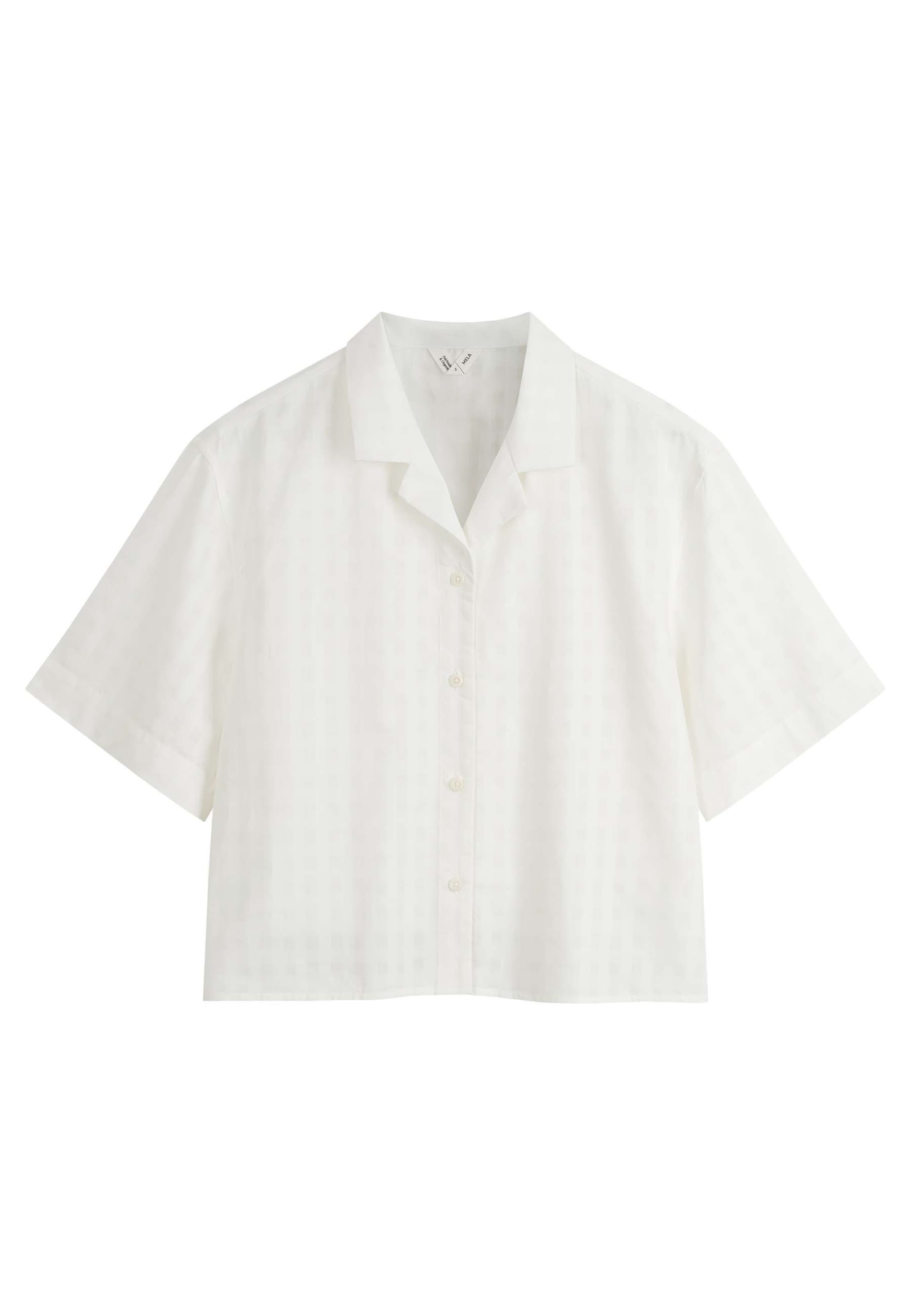 Camicia da donna 'Tavleen' di MELA in bianco: frontale