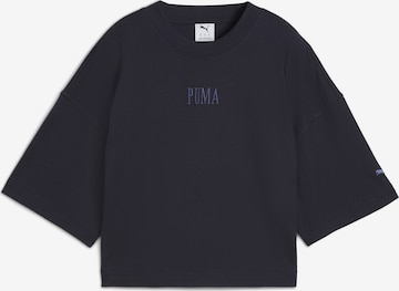 PUMA Shirt 'Premium Essentials' in Blauw: voorkant