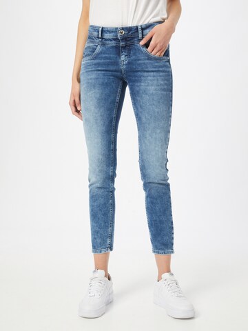 STREET ONE Slimfit Jeans in Blau: predná strana