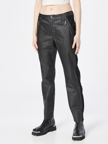 DKNY - regular Pantalón en negro: frente