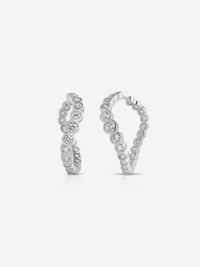 CLASSYANDFABULOUS Jewelry Earrings 'ONDA DI LUSSO' in Silver, Item view
