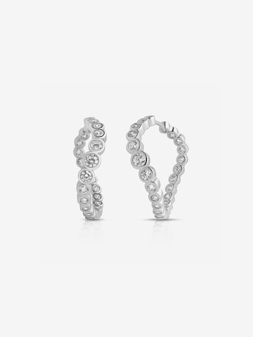CLASSYANDFABULOUS Jewelry Earrings 'ONDA DI LUSSO' in Silver: front