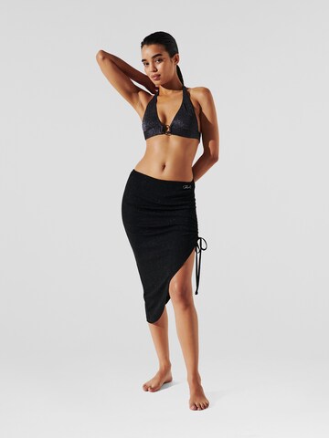 Serviette de plage Karl Lagerfeld en noir