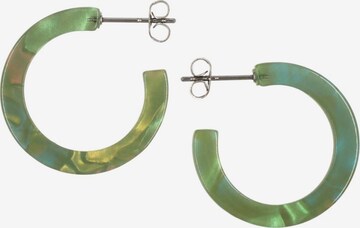 Boucles d'oreilles Fräulein Wunder en vert : devant