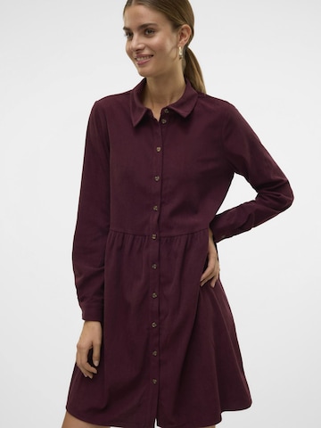 Robe-chemise 'VILJA ' VERO MODA en rouge