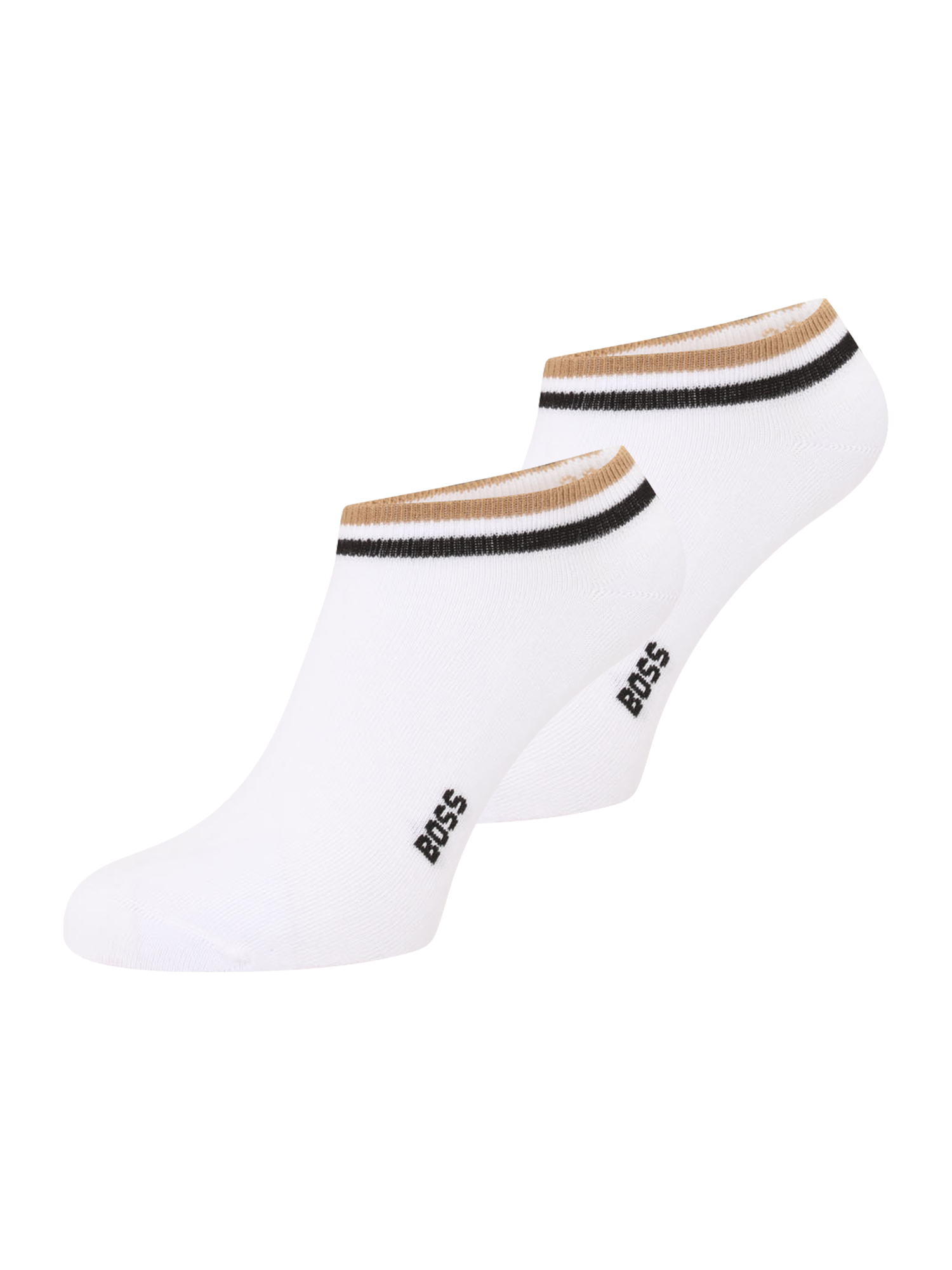 BOSS 2 Paia Calzini Alla Caviglia Uomo | Morbida Miscela Con Bambù, Dettaglio Logo | Perfetti Con Sneakers