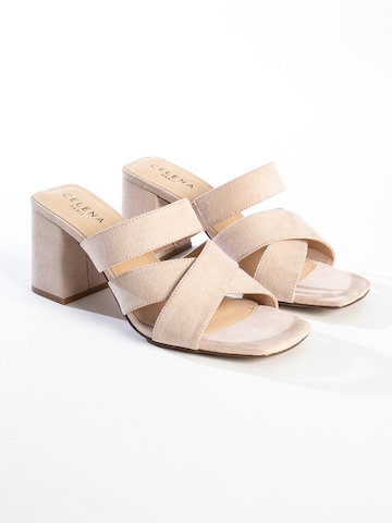Celena Mule 'Connie' in Beige