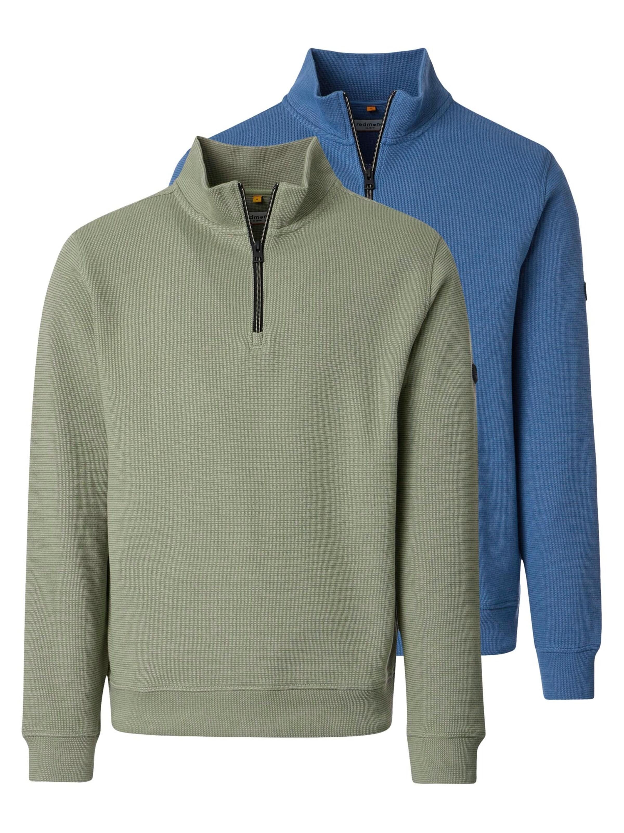 redmond Pullover 'Basic'‌‌‌‌‌‌‌‌‌ in Blau: Vorderseite