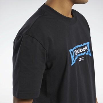 T-Shirt Reebok en noir