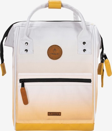 Cabaia Backpack 'Small' in Yellow: front