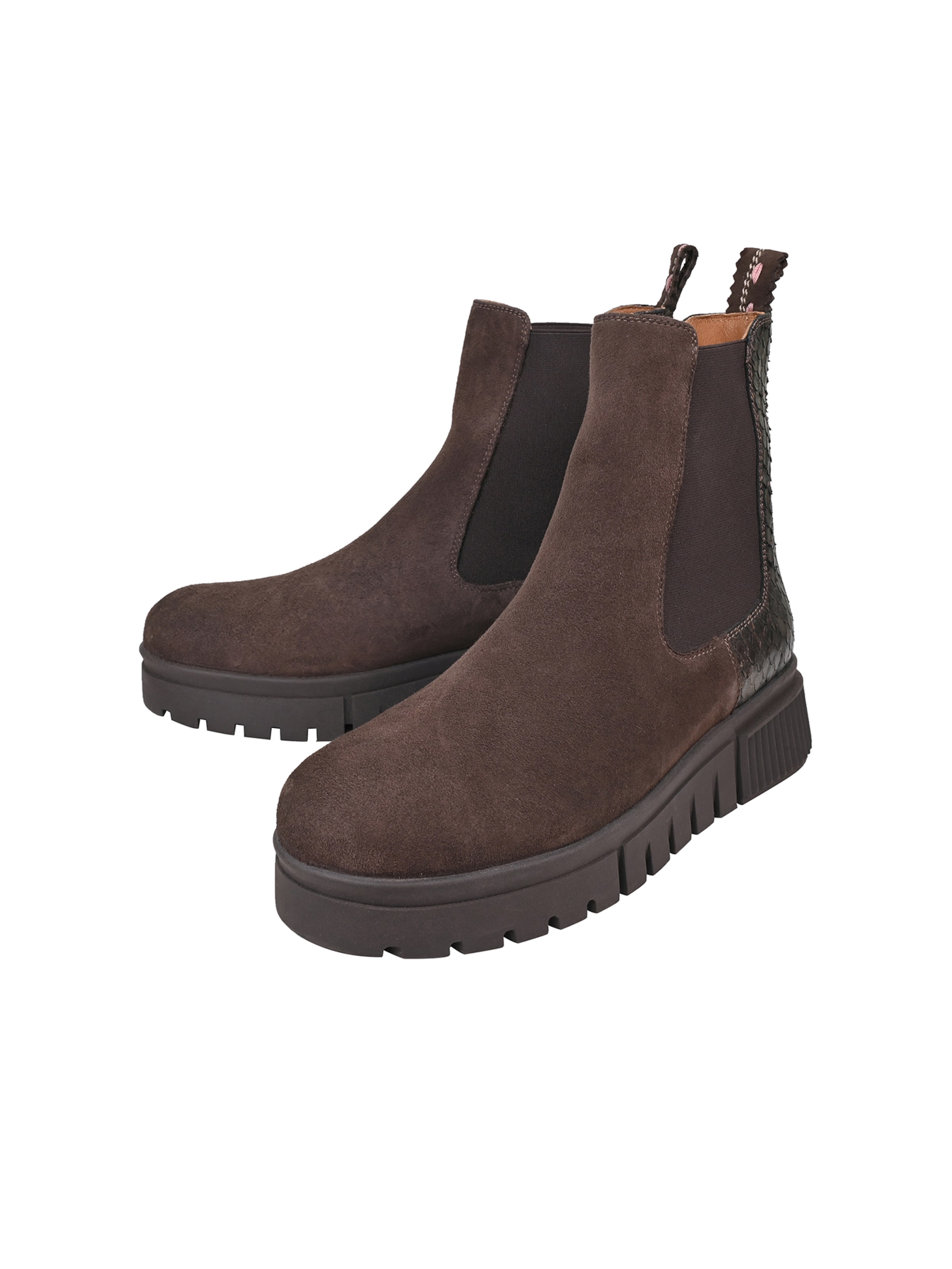 Crickit Chelsea Boot ' NAELLE ' in Braun