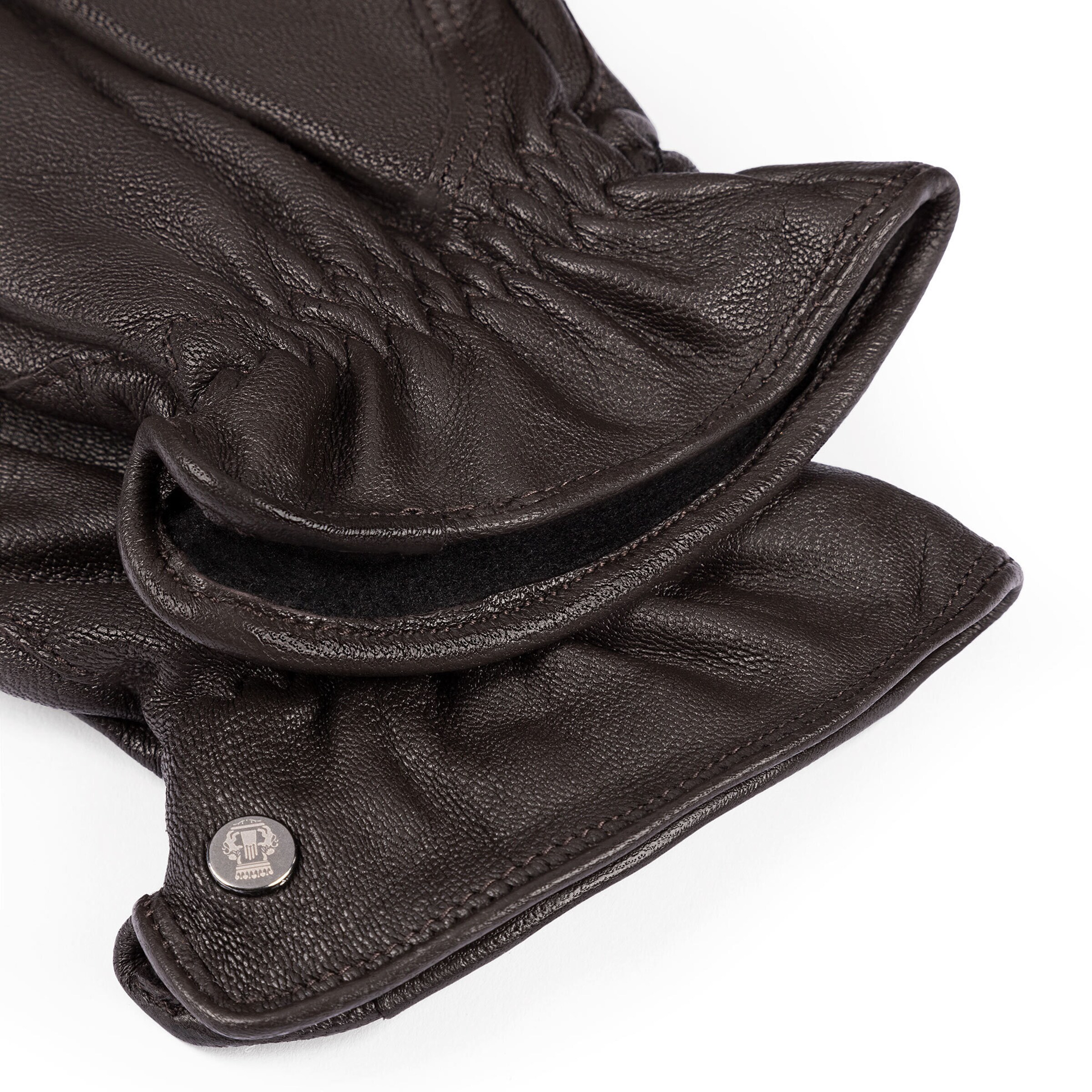 Roeckl Lederhandschuhe 'DETROIT' in Braun