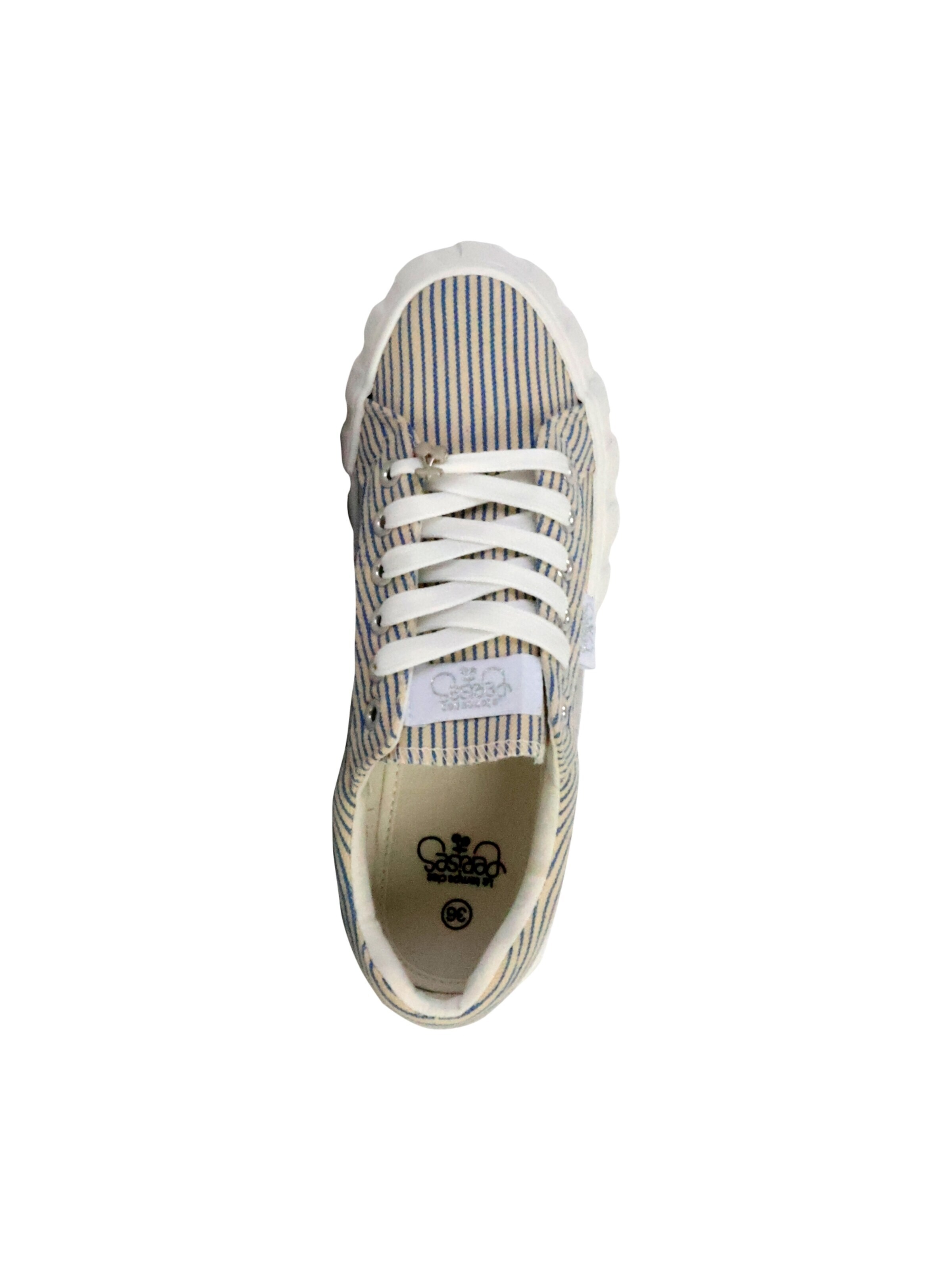 Le Temps Des Cerises - Calzado deportivo con cordones en azul