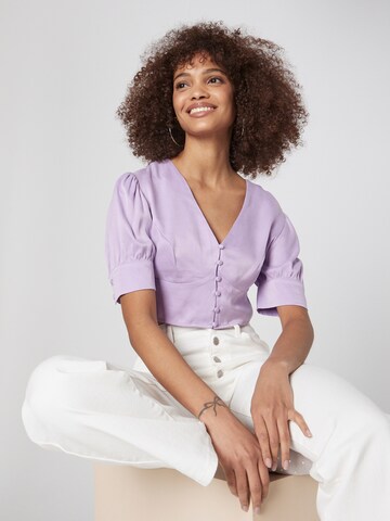 Camicia da donna 'Grace' di Daahls by Emma Roberts exclusively for ABOUT YOU in lilla: frontale