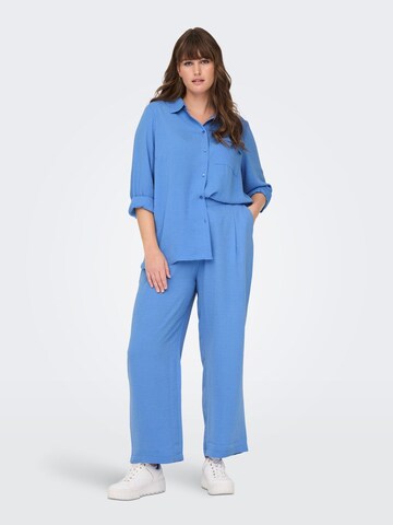 ONLY Carmakoma Blouse in Blauw