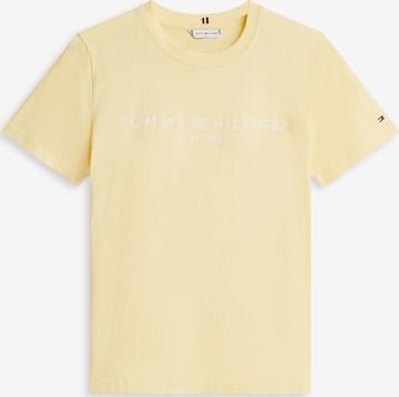 TOMMY HILFIGER T-Shirt in Gelb: Vorderseite
