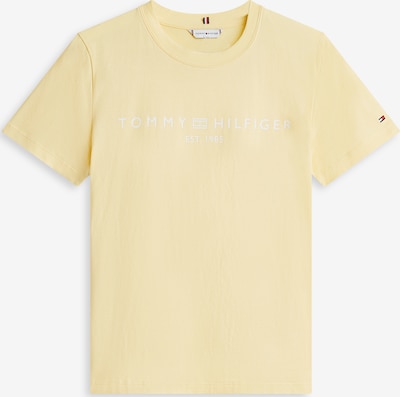 TOMMY HILFIGER Majica u pastelno žuta / bijela, Pregled proizvoda