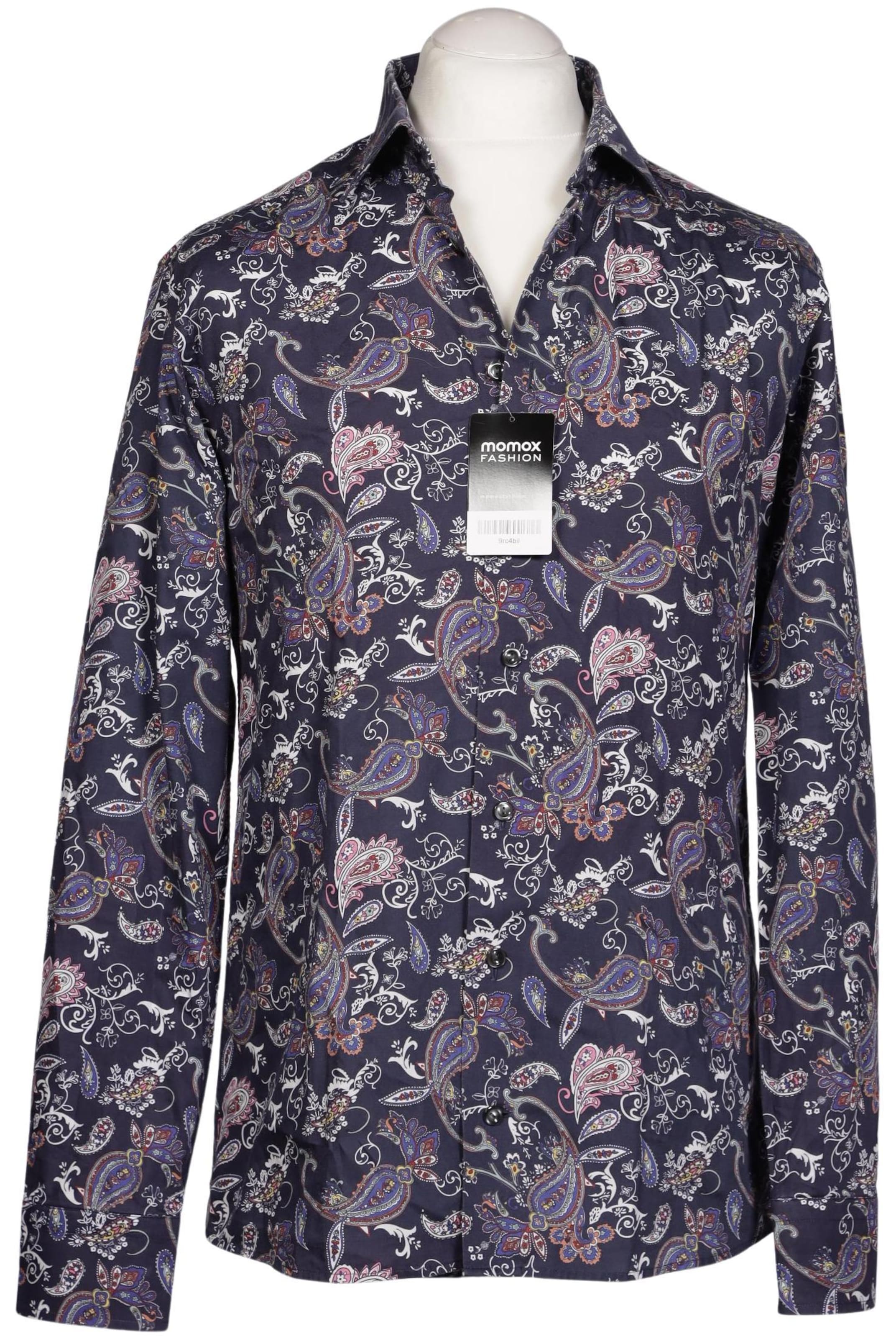 ETON Button Up Shirt in M in Blue: front