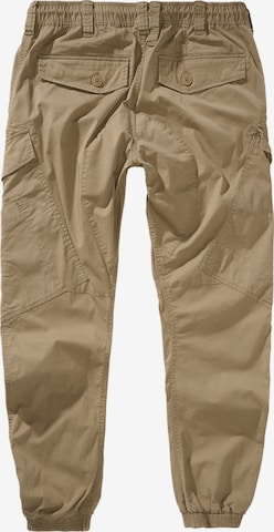 Brandit Tapered Cargo Pants 'Ray' in Beige