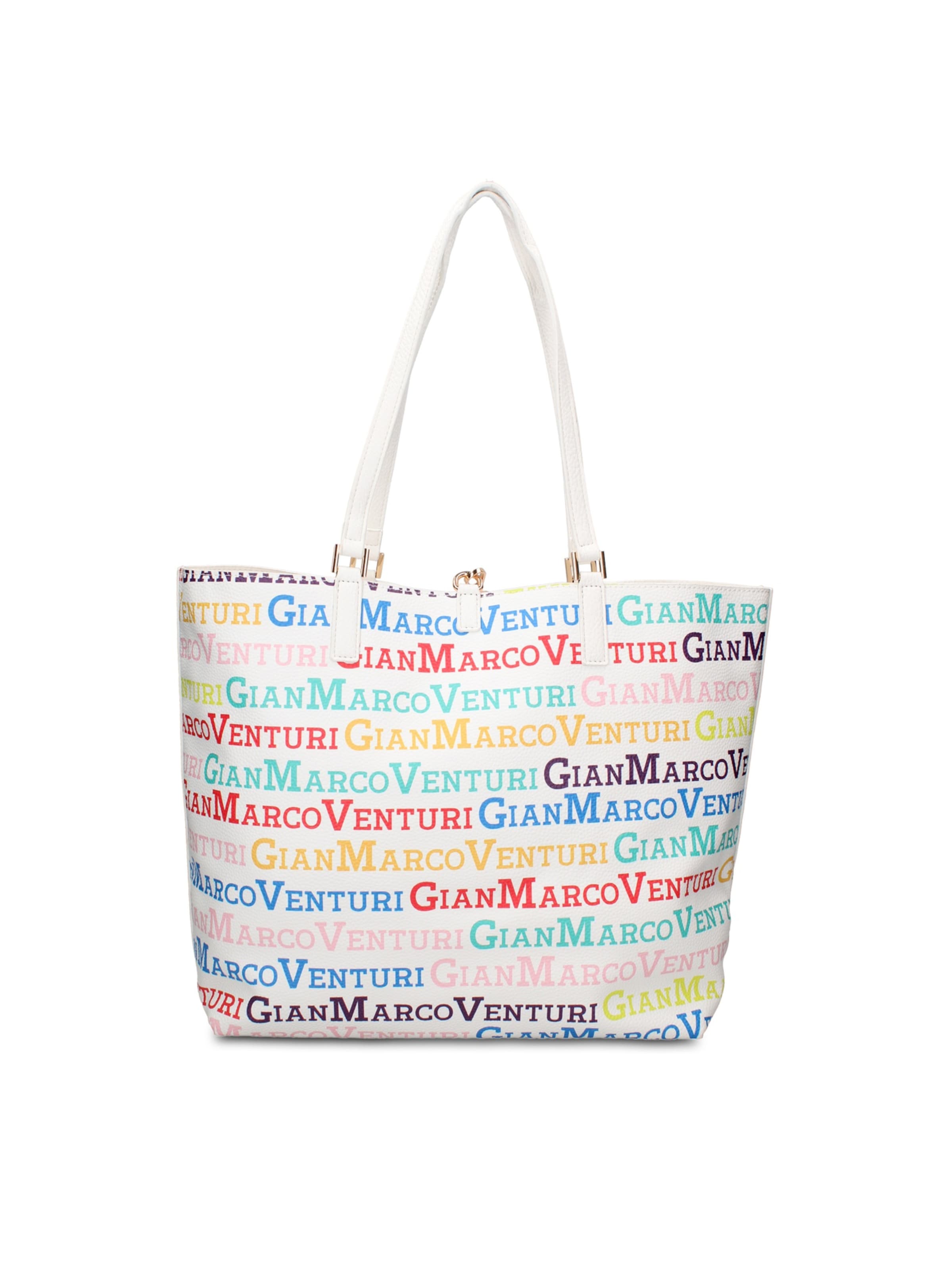 Shopper 'Shopper Elegante Pelle Vegana Gianmarco Venturi - Borsa Donna Versatile' di GianMarco Venturi in bianco