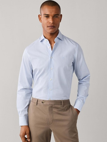 Hackett London Slim fit Overhemd in Blauw: voorkant