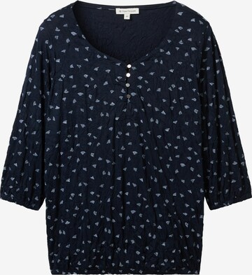 Tom Tailor Women + Blouse in Blue: front