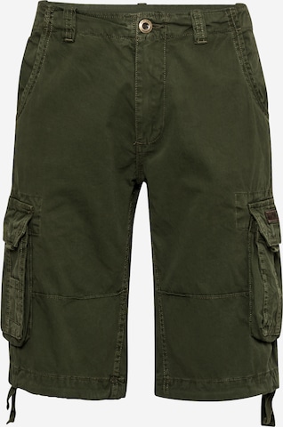 ALPHA INDUSTRIES Cargo trousers 'Jet' in Green: front