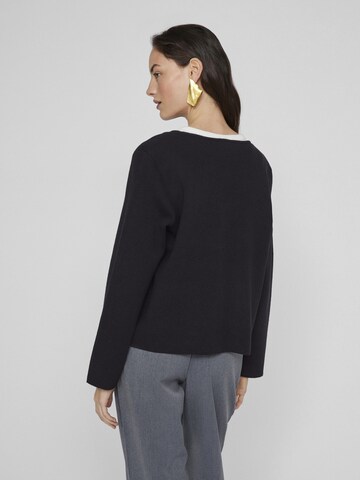 VILA Knit cardigan in Black