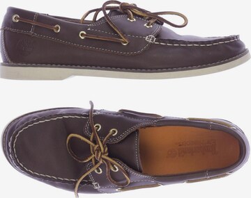 TIMBERLAND Flats & Loafers in 40 in Brown: front