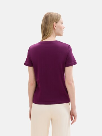 TOM TAILOR T-Shirt in Lila