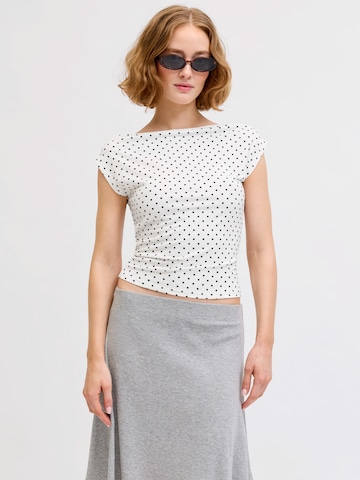 JJXXMajica 'JXLAURA' - bijela boja: prednji dio