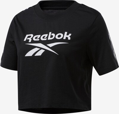 REEBOK Funktsionaalne särk must / valge, Tootevaade