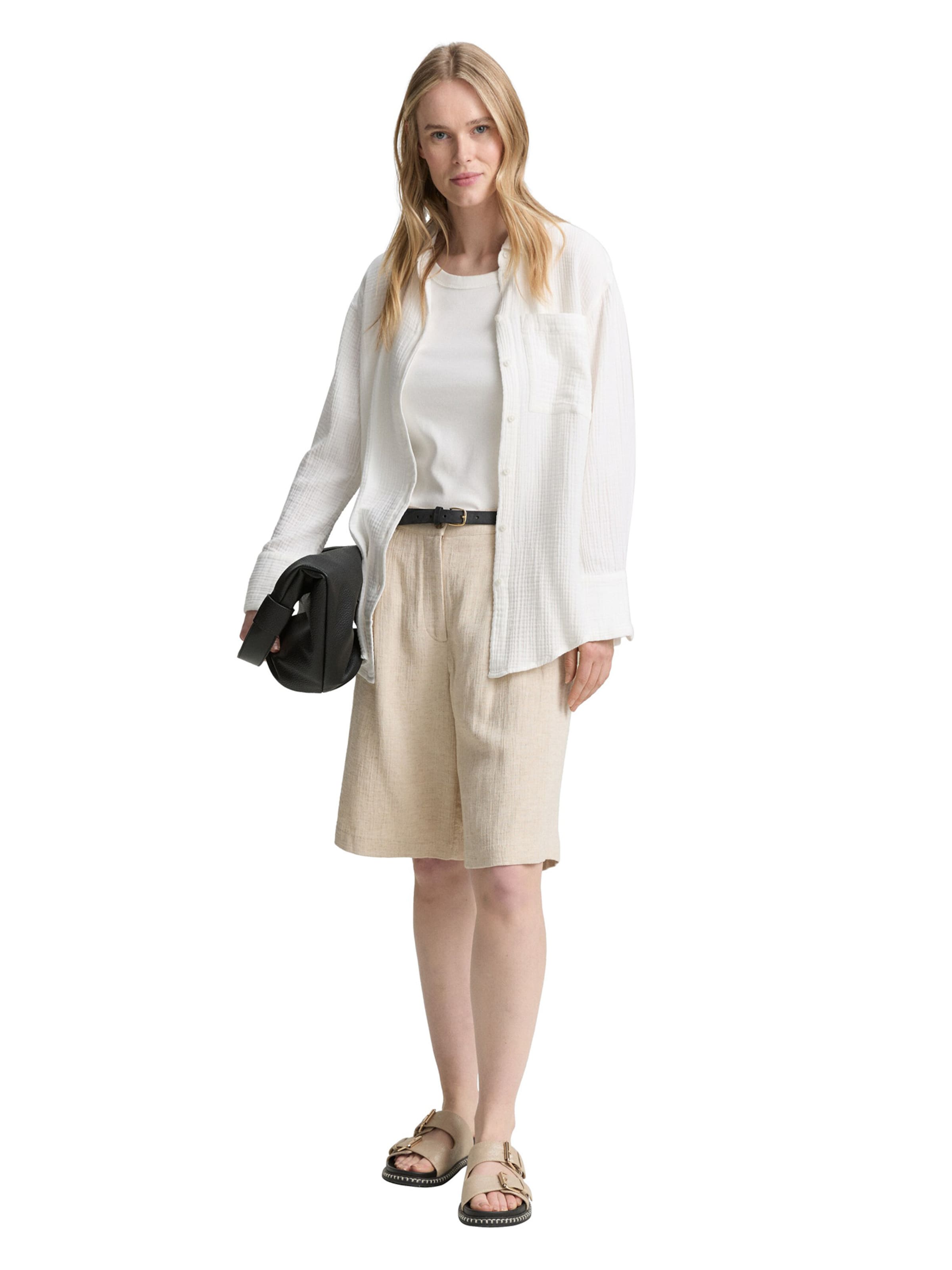 TOM TAILOR Bluse in Weiß